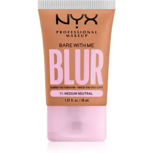 NYX Professional Makeup Bare With Me Blur Tint Hydratisierendes Make Up Farbton 11 Medium Neutral 30 ml