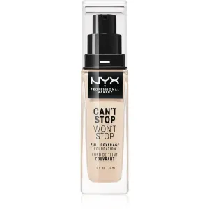 NYX Professional Makeup Can't Stop Won't Stop Full Coverage Foundation Foundation mit hoher Deckkraft Farbton 1.5 Fair 30 ml