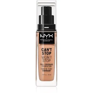 NYX Professional Makeup Can't Stop Won't Stop Full Coverage Foundation Foundation mit hoher Deckkraft Farbton 10.3 Neutral Buff 30 ml