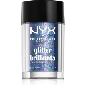NYX Professional Makeup Face & Body Glitter Brillants Glitter für Körper und Gesicht Farbton 11 Violet 2.5 g