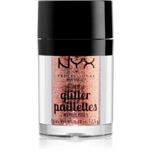 NYX Professional Makeup Glitter Goals Metallic-Glitter für Gesicht und Körper Farbton 01 Dubai Bronze 2.5 g