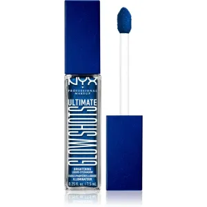 NYX Professional Makeup Ultimate Glow Shots Flüssig-Lidschatten mit Glitter Farbton 21 Blueberry Bank 7,5 ml
