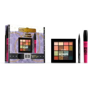 NYX Professional Makeup Limited Edition Xmass Eye Pass Set Weihnachtsgeschenk-Set für einen perfekten Look 3 St