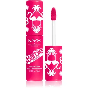 NYX Professional Makeup Barbie Smooth Whip Matte Lip Cream Matter Flüssig-Lippenstift Farbton 01 Dreamhouse Pink 4 ml