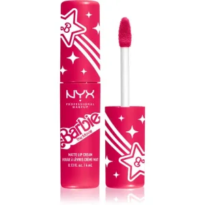 NYX Professional Makeup Barbie Smooth Whip Matte Lip Cream Matter Flüssig-Lippenstift Farbton 02 Perfect Day Pink 4 ml