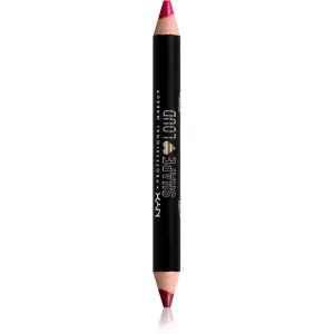 NYX Professional Makeup Lip Liner Duo Pride Line Loud Lippenstift + Lippenkonturenstift mit Matt-Effekt Farbton 03 - Scene Kween