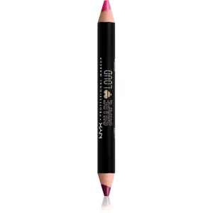 NYX Professional Makeup Lip Liner Duo Pride Line Loud Lippenstift + Lippenkonturenstift mit Matt-Effekt Farbton 04 - Its a Lewk