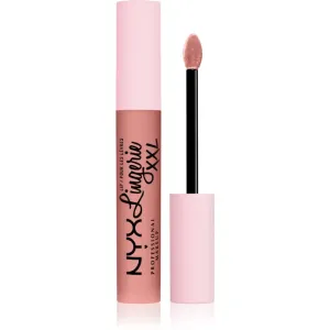 NYX Professional Makeup Lip Lingerie XXL flüssiger Lippenstift mit mattierendem Finish Farbton 01 - Undressd 4 ml