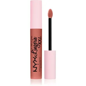 NYX Professional Makeup Lip Lingerie XXL flüssiger Lippenstift mit mattierendem Finish Farbton 02 - Turn On 4 ml