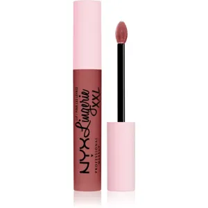 NYX Professional Makeup Lip Lingerie XXL flüssiger Lippenstift mit mattierendem Finish Farbton 05 - Stripd down 4 ml