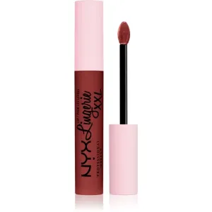 NYX Professional Makeup Lip Lingerie XXL flüssiger Lippenstift mit mattierendem Finish Farbton 08 - Straps up 4 ml