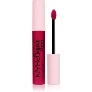 NYX Professional Makeup Lip Lingerie XXL flüssiger Lippenstift mit mattierendem Finish Farbton 21 - Stamina 4 ml