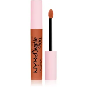 NYX Professional Makeup Lip Lingerie XXL flüssiger Lippenstift mit mattierendem Finish Farbton 26 Gettin Caliente 4 ml