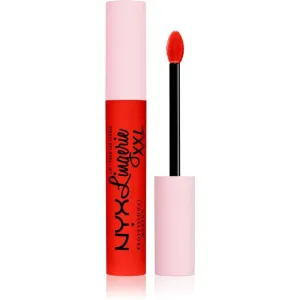 NYX Professional Makeup Lip Lingerie XXL flüssiger Lippenstift mit mattierendem Finish Farbton 27 - On Fuego 4 ml