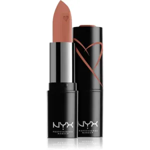 NYX Professional Makeup Shout Loud cremiger hydratisierender Lippenstift Farbton 03 - Silk 3.5 g