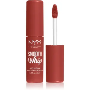 NYX Professional Makeup Smooth Whip Matte Lip Cream seidiger Lippenstift mit glättender Wirkung Farbton 03 Latte Foam 4 ml