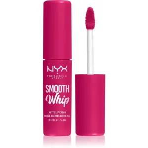 NYX Professional Makeup Smooth Whip Matte Lip Cream seidiger Lippenstift mit glättender Wirkung Farbton 09 Bday Frosting 4 ml