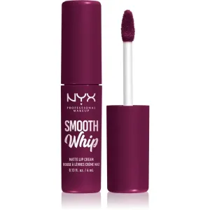 NYX Professional Makeup Smooth Whip Matte Lip Cream seidiger Lippenstift mit glättender Wirkung Farbton 11 Berry Bed Sheers 4 ml