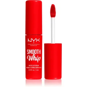 NYX Professional Makeup Smooth Whip Matte Lip Cream seidiger Lippenstift mit glättender Wirkung Farbton 12 Icing On Top 4 ml