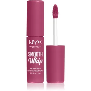 NYX Professional Makeup Smooth Whip Matte Lip Cream seidiger Lippenstift mit glättender Wirkung Farbton 18 Onesie Funsie 4 ml