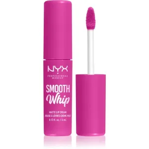 NYX Professional Makeup Smooth Whip Matte Lip Cream seidiger Lippenstift mit glättender Wirkung Farbton 20 Pom Pom 4 ml