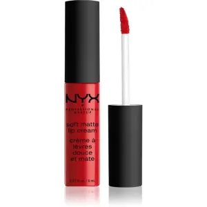 NYX Professional Makeup Soft Matte Lip Cream leichter, matter Flüssig-Lippenstift Farbton 01 Amsterdam 8 ml