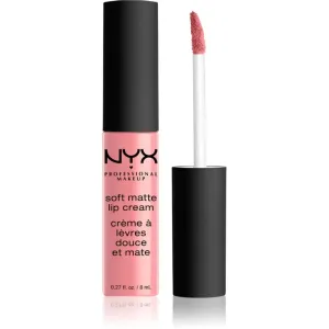 NYX Professional Makeup Soft Matte Lip Cream leichter, matter Flüssig-Lippenstift Farbton 06 Istanbul 8 ml