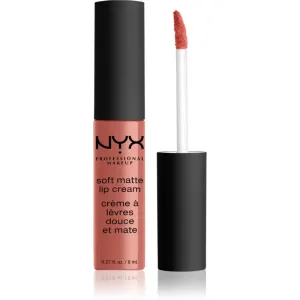 NYX Professional Makeup Soft Matte Lip Cream leichter, matter Flüssig-Lippenstift Farbton 14 Zurich 8 ml