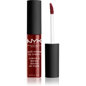 NYX Professional Makeup Soft Matte Lip Cream leichter, matter Flüssig-Lippenstift Farbton 27 Madrid 8 ml