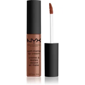 NYX Professional Makeup Soft Matte Lip Cream leichter, matter Flüssig-Lippenstift Farbton 60 Leon 8 ml