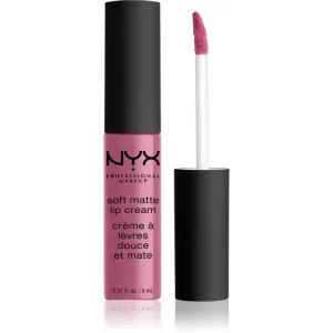 NYX Professional Makeup Soft Matte Lip Cream leichter, matter Flüssig-Lippenstift Farbton 61 Montreal 8 ml