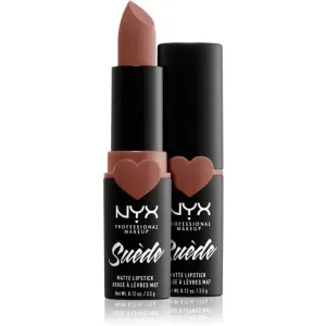 NYX Professional Makeup Suede Matte Lipstick Mattierender Lippenstift Farbton 03 Rosé the Day 3.5 g