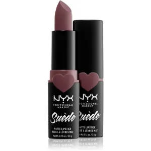 NYX Professional Makeup Suede Matte Lipstick Mattierender Lippenstift Farbton 14 Lavender and Lace 3.5 g