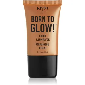 NYX Professional Makeup Born To Glow flüssiger Aufheller Farbton 03 Pure Gold 18 ml