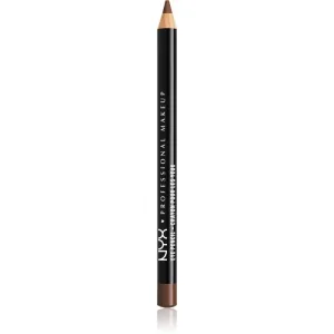 NYX Professional Makeup Eye and Eyebrow Pencil Präziser Eyeliner Farbton Dark Brown 1.2 g