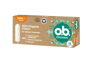 o.b. Organic Super Tampons 16 St