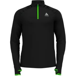 Odlo M MID LAYER 1/2 ZIP AXALP CERAMIWARM Herren Sportsweatshirt, schwarz, größe XL