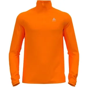 Odlo M MID LAYER 1/2 ZIP BERRA LIGHT Herren Sweatshirt, orange, größe L