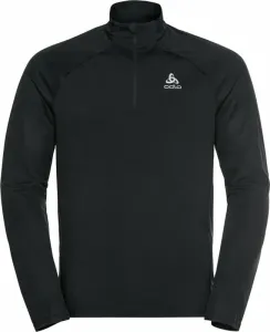 Odlo The Essential Ceramiwarm Mid Layer Half Zip Black M Laufsweatshirt