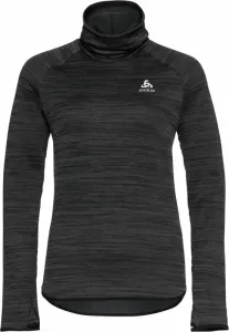 Odlo The Run Easy Warm Mid Layer Women's Black Melange L Laufsweatshirt