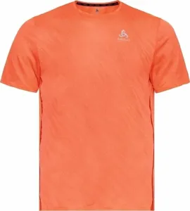 Odlo The Zeroweight Engineered Chill-tec Running T-shirt Shocking Orange Melange XL