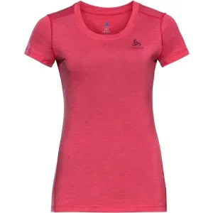 Odlo MERINO 130 BI TOP CREW NECK S/S Damen T-Shirt, rosa, größe S