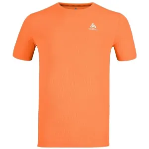 Odlo CREW NECK S/S ZEROWEIGHT CHILL-TEC Herren Laufshirt, orange, größe L