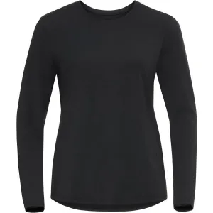 Odlo T-SHIRT CREW NECK L/S HALDEN Damenshirt, schwarz, größe XL