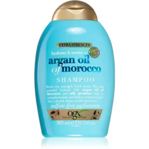 OGX Argan Oil Of Morocco Extra Strenght erneuerndes Shampoo für stark beschädigtes dünnes Haar 385 ml