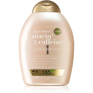 OGX Fight Fallout Niacin3 & Caffeine stärkendes Shampoo gegen Haarausfall 385 ml