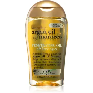 OGX Argan Oil Of Morocco nährendes Öl für glänzendes und geschmeidiges Haar 100 ml #326200