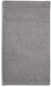 Handtuch aus Bio-Baumwolle, altes Silber, 50x100cm