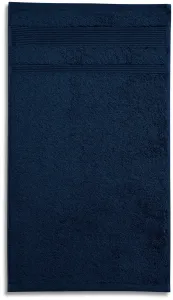 Handtuch aus Bio-Baumwolle, dunkelblau, 50x100cm #380322