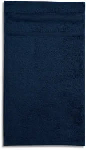 Handtuch aus Bio-Baumwolle, dunkelblau, 50x100cm